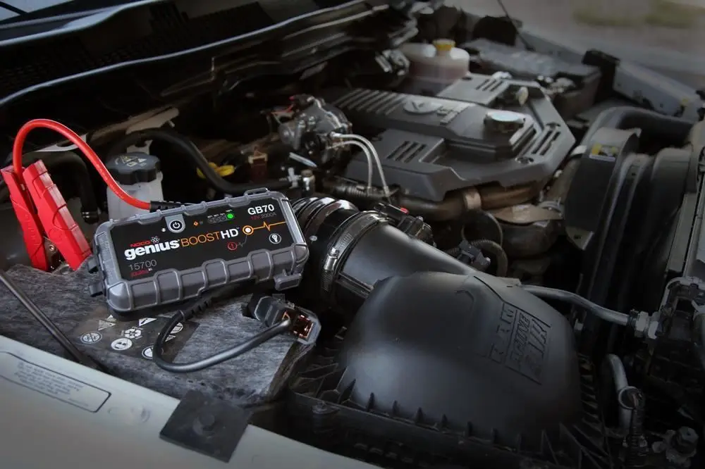 NOCO GB70 motor takviyesi uygulaması