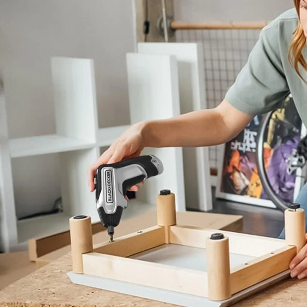 Black&Decker vidalama ile ahşap mobilya montajı