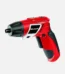 Einhell kırmızı akülü tornavida, ergonomik tasarımlı, kompakt kullanım için ideal