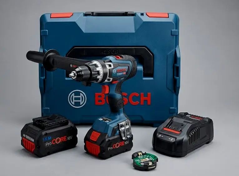 Bosch GSB 18V-150 C tam paket içeriği