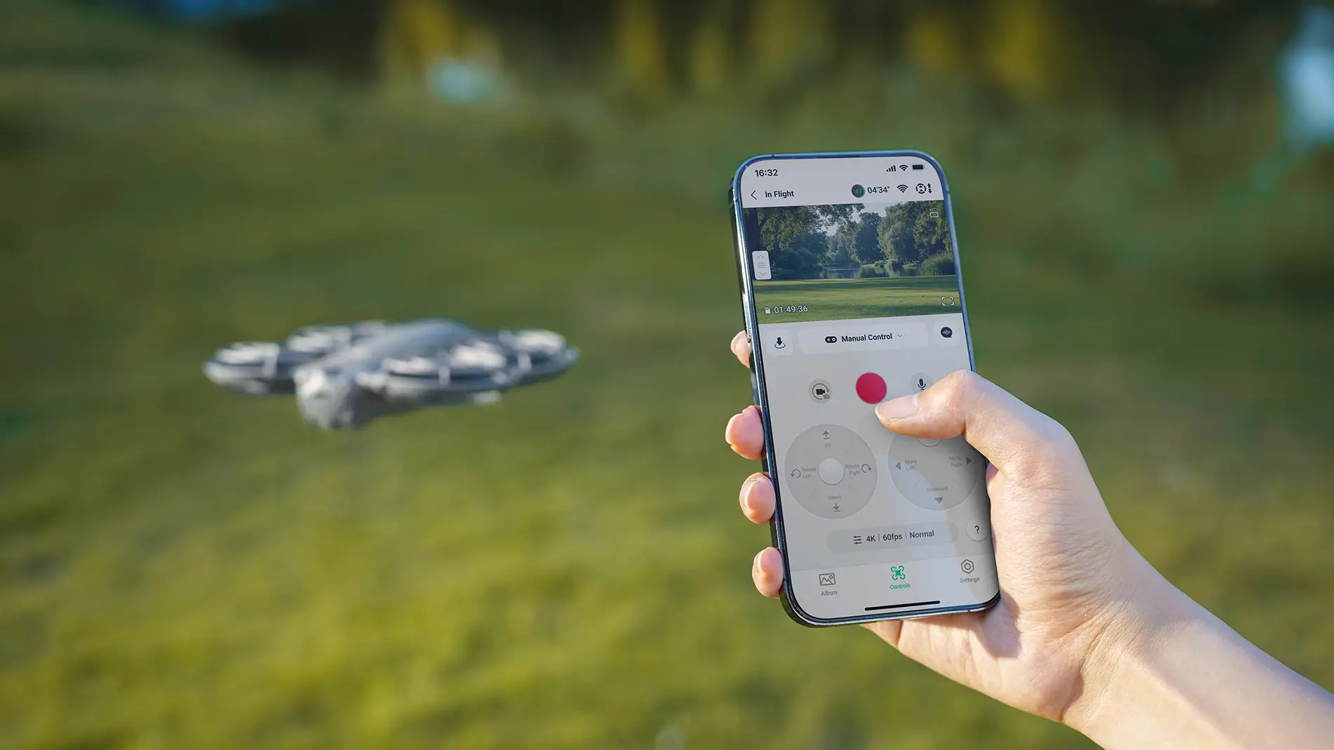 DJI Fly uygulaması ile kontrol