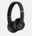 Beats Solo 4 kablosuz siyah kulaklık, yumuşak kulak pedleri ve ayarlanabilir kafa bandıyla